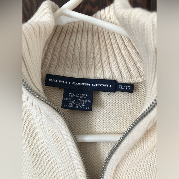 Ralph Lauren Sport Beige Knit Sweater - Picture 3 of 4